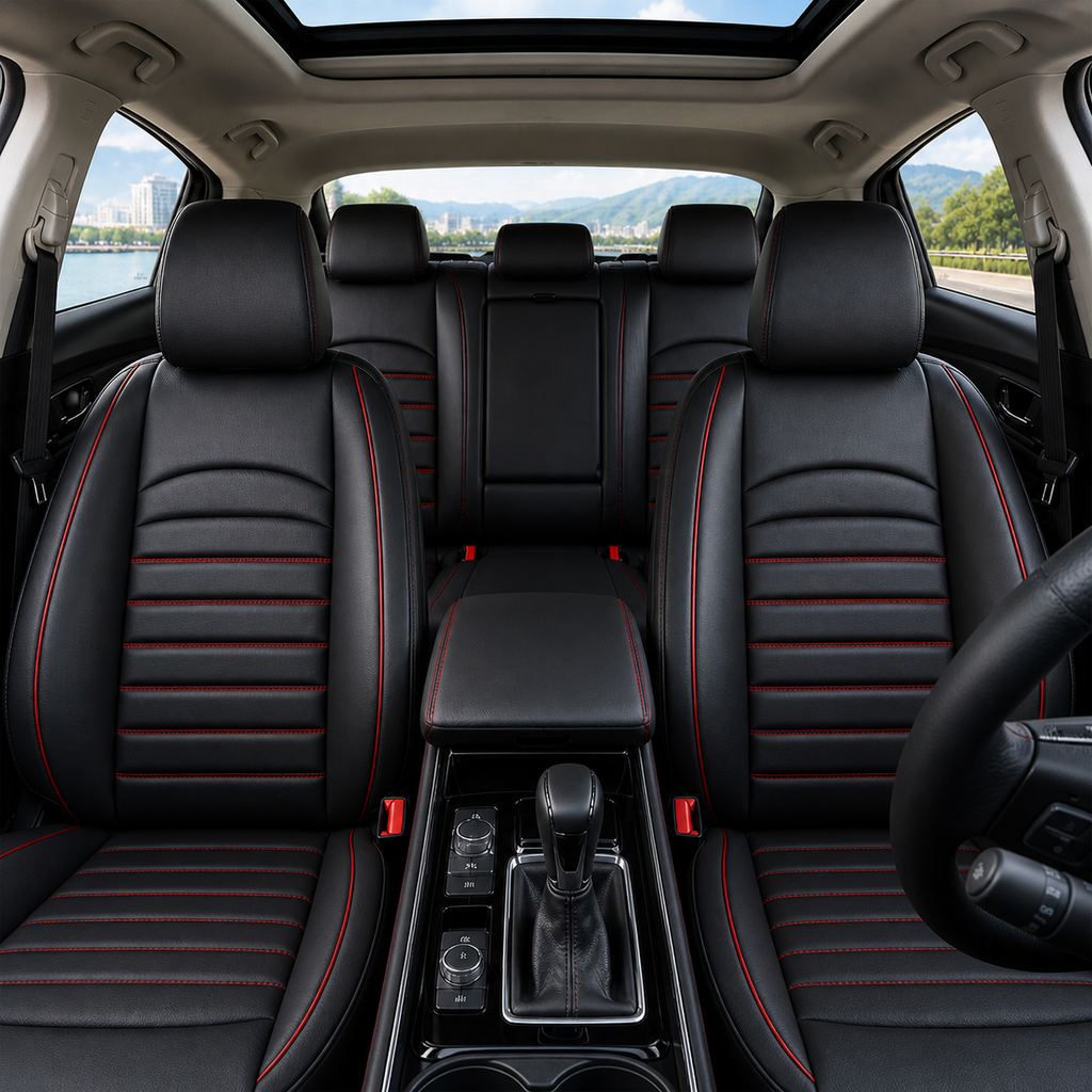 Armor Lane Premium Leather Car Seat Covers