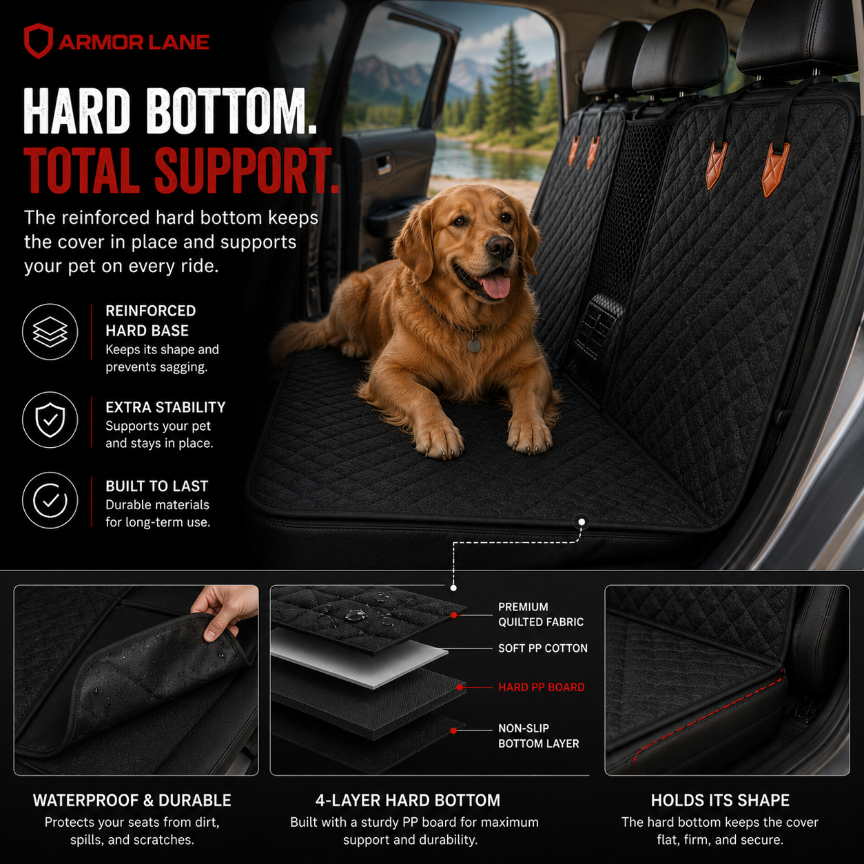 Armor Lane Dog Seat Cover