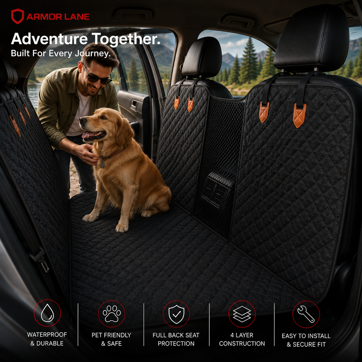 Armor Lane Dog Seat Cover