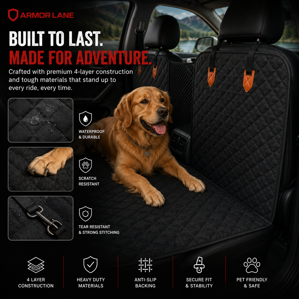 Armor Lane Dog Seat Cover
